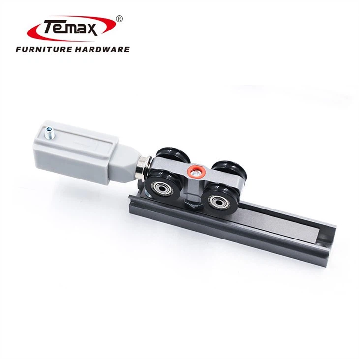 Temax Soft Closing Push Open Pocket Door Sliding Door Roller Wheel Buffer System With Zinc Alloy Body M70A