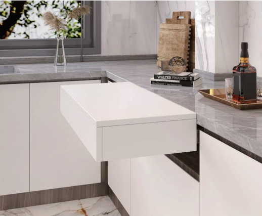 Temax Invisible Edge Rise Desk Rail Table Slides